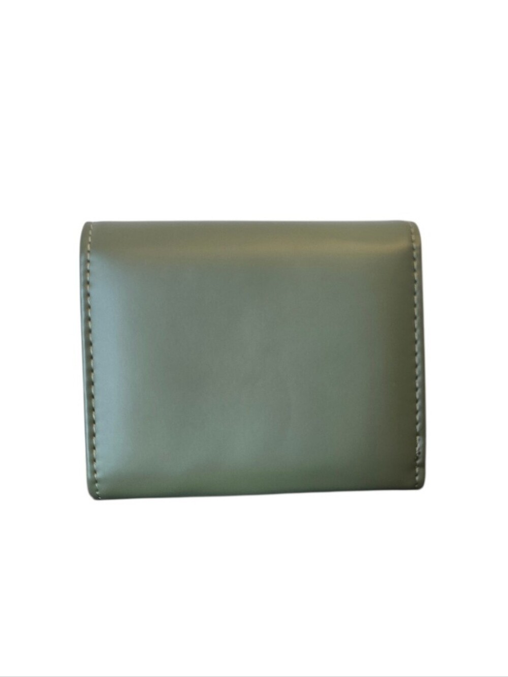 Roulens RFID Green Blush Pink Faux Leather Bifold Snap Wallet - Picture 3 of 12